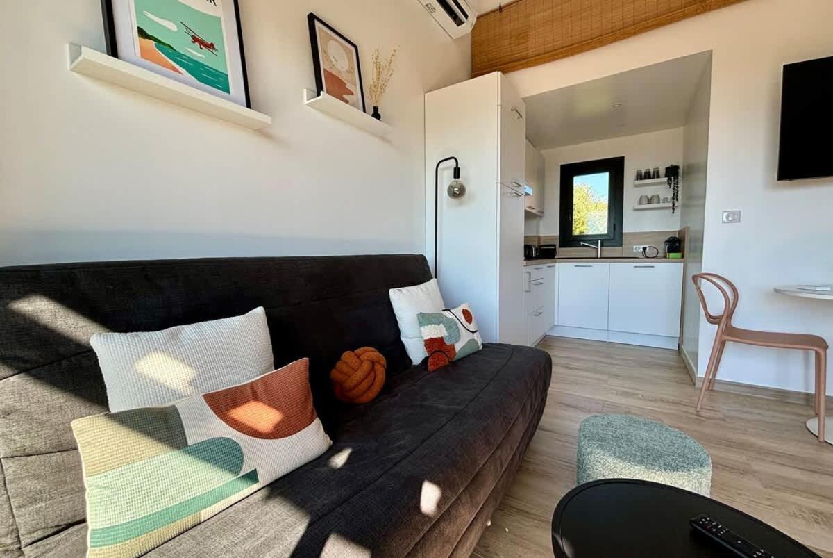 Studio Vue Mer A Porticcio Piscine Et Parking מראה חיצוני תמונה